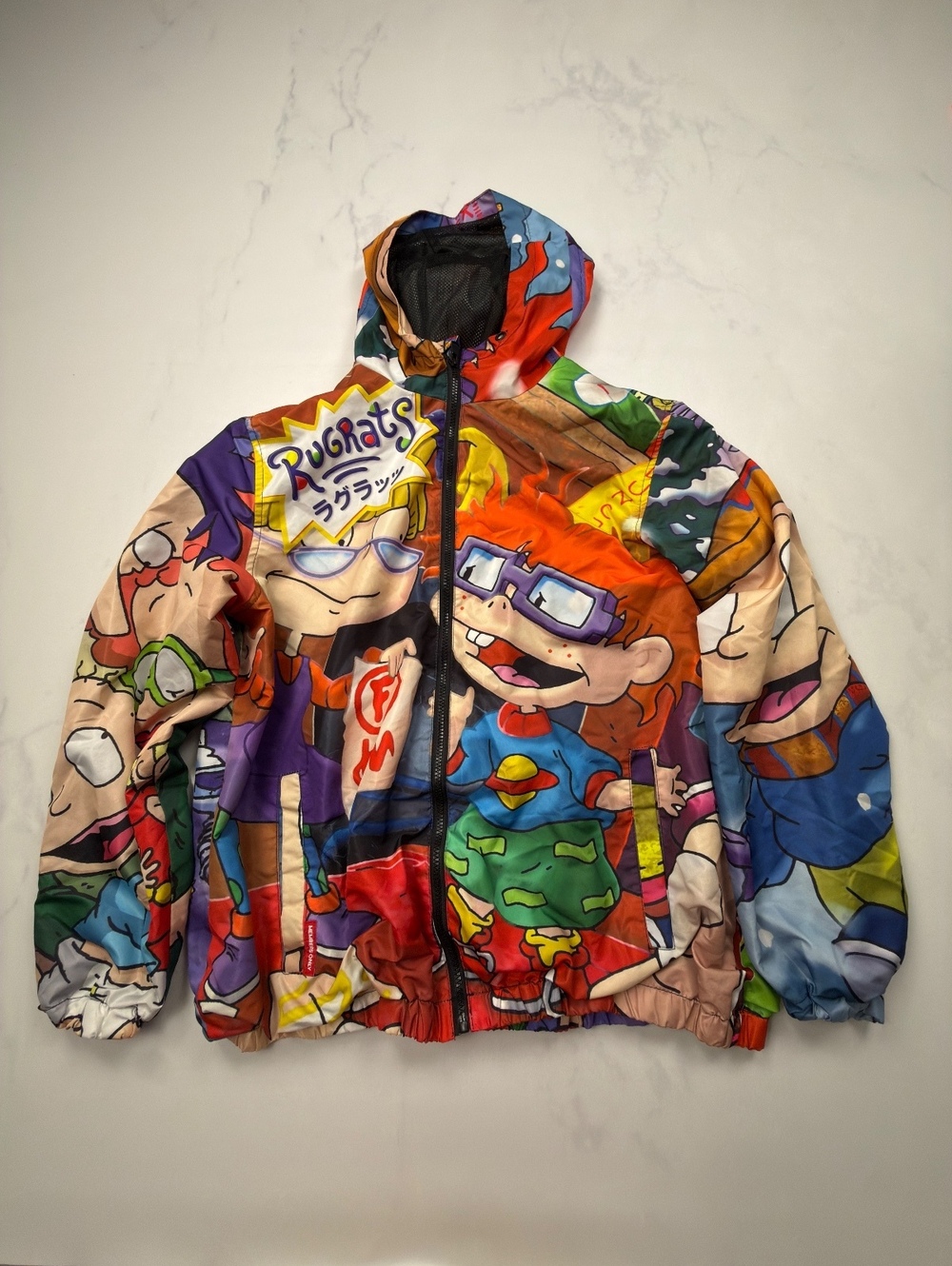 Members Only x Nickelodeon Rugrats Jacket Multicolor 90s Retro - Mens XL
